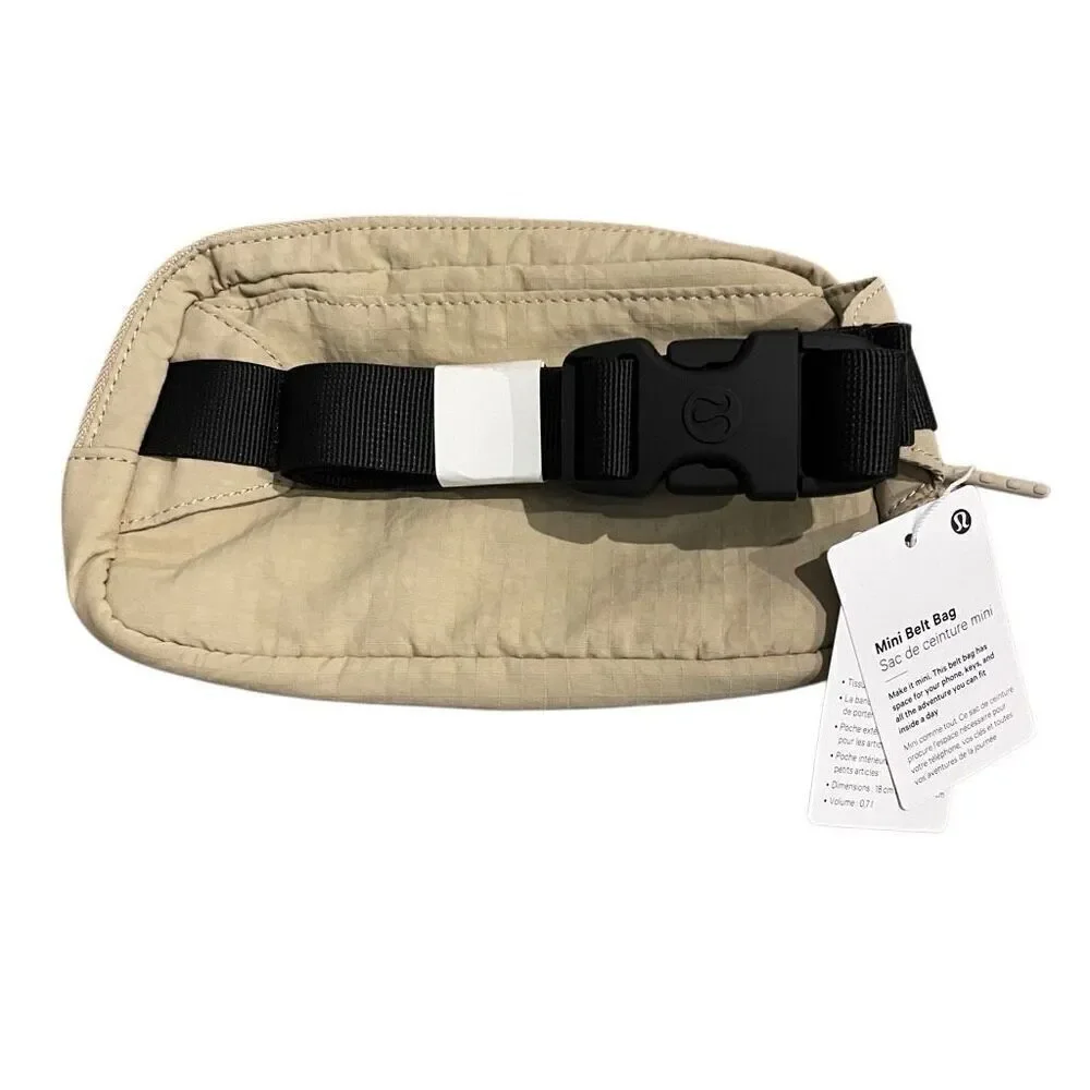 Lululemon Everywhere Mini Belt Bag OS Trench Black Hands Free Lightweight